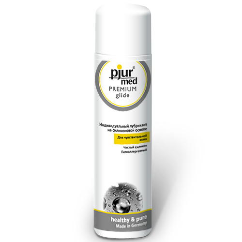 Лубрикант гипоаллергенный силиконовый  Pjur@med Premium glide 100 мл