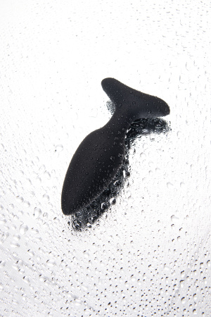 Анальная втулка LOVENSE Hush 2 (S), силикон, черная, 12,1 см, Ø 3,8 см