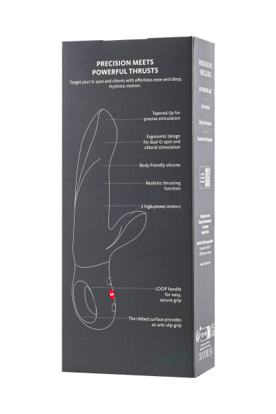 Пульсатор кролик Fun Factory Bi Stronic Arc, силикон, малиновый