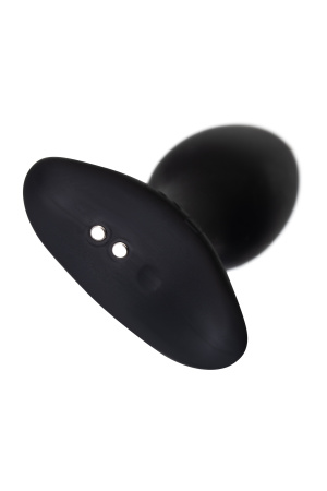 Анальная втулка LOVENSE Hush 2 (S), силикон, черная, 12,1 см, Ø 3,8 см