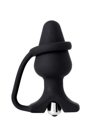 Вибровтулка анальная с кольцом Erotist, 9 СМ, Ø 3,7