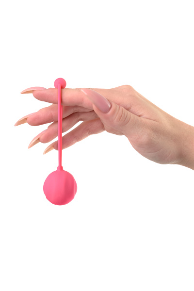 Вагинальный шарик TOYFA L'EROINA  Rosy,  силикон, красный, 10,5 см