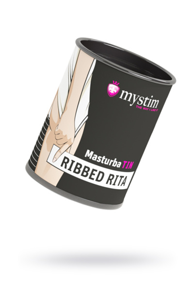 Яйцо-мастурбатор Mystim Masturbatin Ribbet Ritay, белый, 4,5 см
