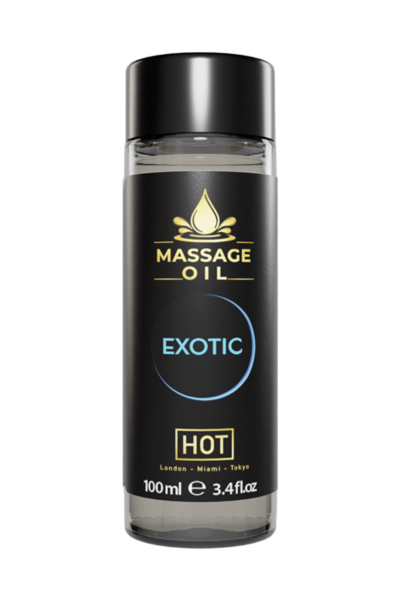 Массажное масло HOT Massage Oil EXOTIC , с экзотических фруктов,100 мл