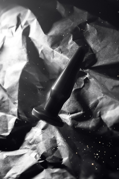 Анальная втулка TOYFA POPO Pleasure Gemini β, TPE, черная, 12,4 см